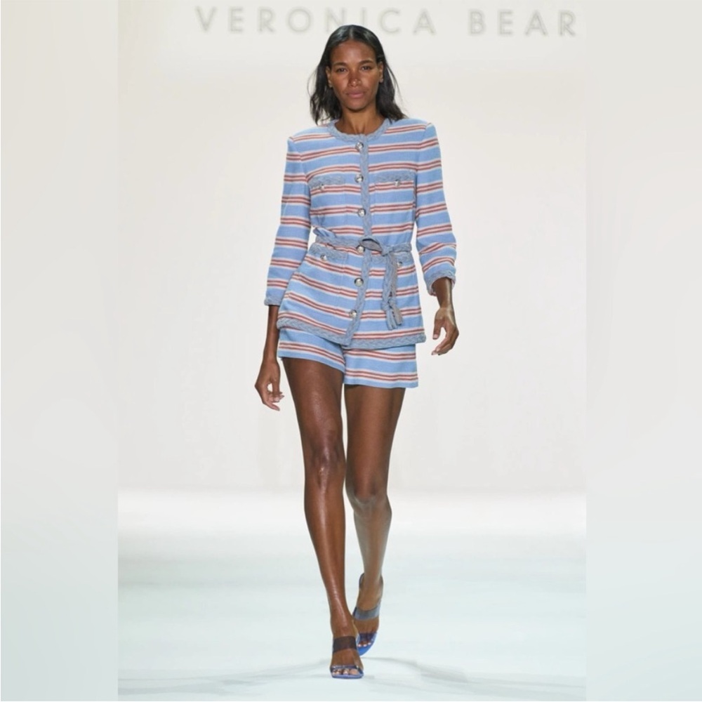 Veronica Beard Multicolor Striped Jacket